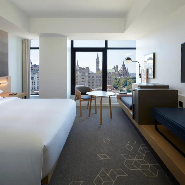 Room, King Bed, with View, Andaz Ottawa Byward Market A Concept By Hyatt 1/4