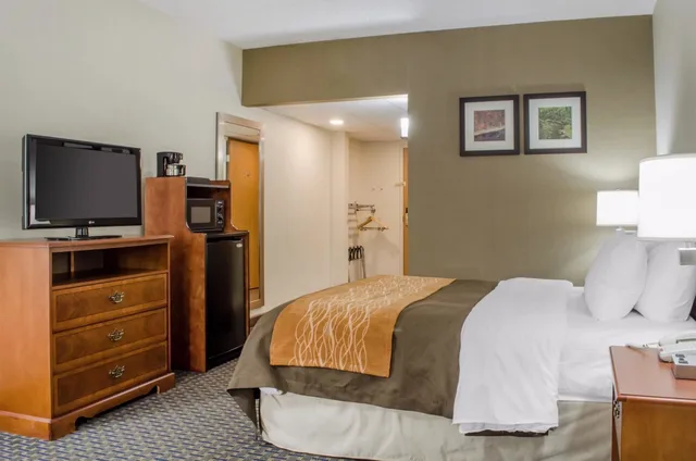 غرفة قياسية بسرير كينج مع أريكة، Comfort Inn West Hazleton 5/6
