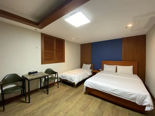 غرفة بريميير بسرير مزدوج وسرير فردي، Benikea Hotel Daelim 3/7
