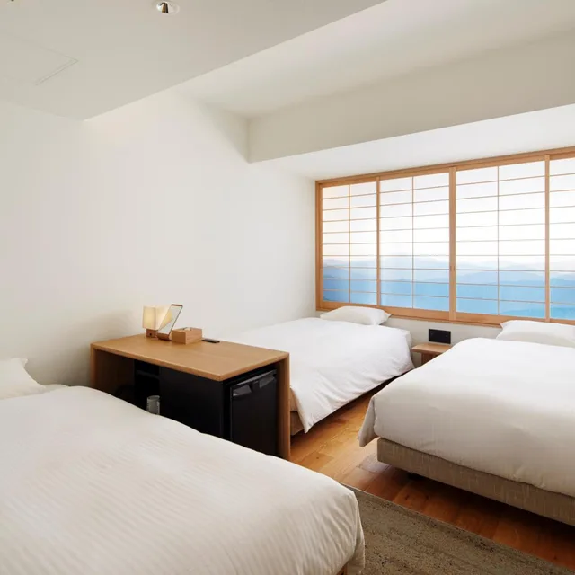 غرفة بسريرين منفصلين، Hotel androoms Kyoto Shichijo 4/8