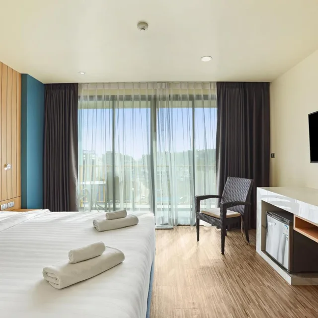 غرفة غراند سوبيريور بسرير مزدوج، Dome Kata Resort 2/10