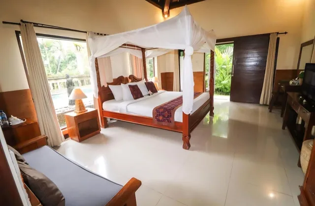 فيلا شهر العسل بسرير كوين بإطلالة على الحديقة، Villa Jj And Spa Ubud 2/10