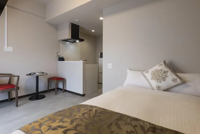 Semi Room, Single Bed, Semi Double Bed, Washing Machine، Mr.KINJO En Ishigaki 1/4