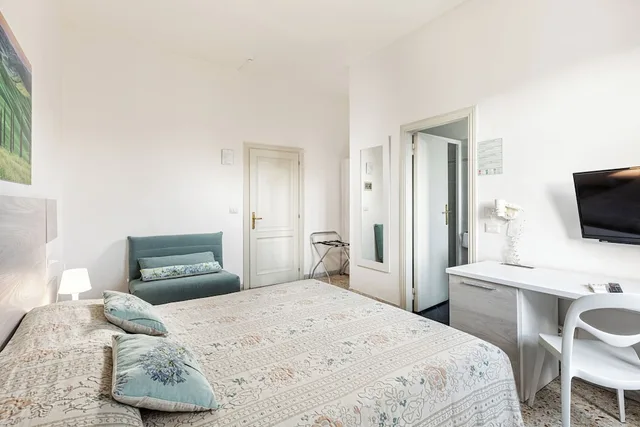 غرفة اقتصادية ثلاثية بثلاثة أسرّة، Hotel Minerva 8/10