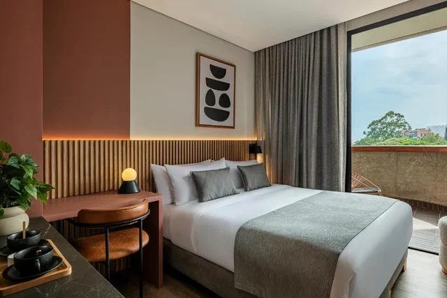 غرفة بسرير مزدوج بشرفة، Heiss Hotel 3/8