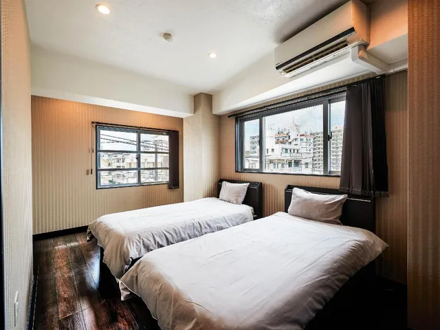غرفة ديلوكس عائلية بسريرين منفصلين، Terrace Resort Shintoshin 1/1