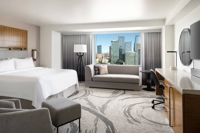 Junior Suite, King Bed, Sofa, Jw Marriott Los Angeles L A Live 2/6
