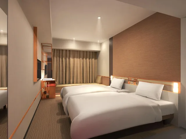 غرفة تنفيذية بسريرين منفصلين، Candeo Hotels Tokyo Roppongi 2/2