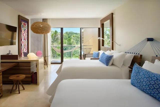 جناح بسريرين مزدوجين بإطلالة على الحديقة، Hotel Xcaret Arte - Adults Only (16+) 3/4