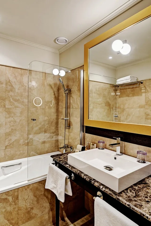 غرفة ديلوكس بسرير مزدوج أو سريرين منفصلين، Grandezza Hotel Luxury Palace 9/10