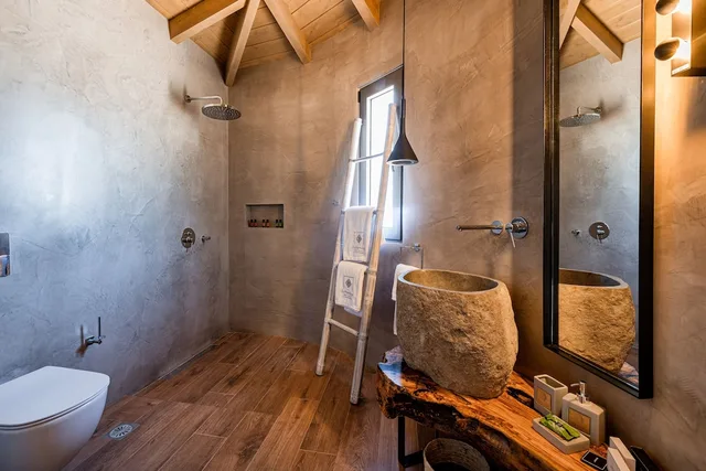 جناح بريميوم بسرير مزدوج بغرفة نوم واحدة، Anthemion Suites And Villas 2/2