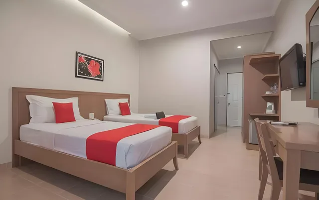 غرفة ديلوكس بسرير مزدوج أو سريرين منفصلين، U Village Hotel And Villa 4/4