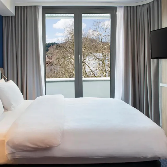 غرفة قياسية بسرير كوين مع أريكة في طابق منخفض، HOLIDAY INN EXPRESS BADEN BADEN 2/9