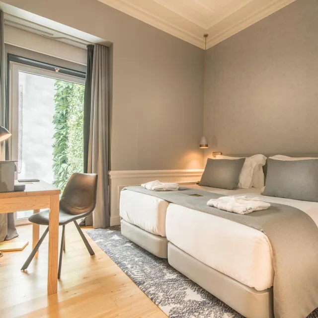 غرفة كلاسيكية داخلية بسرير مزدوج أو سريرين منفصلين بإطلالة، Hotel da Baixa 5/9