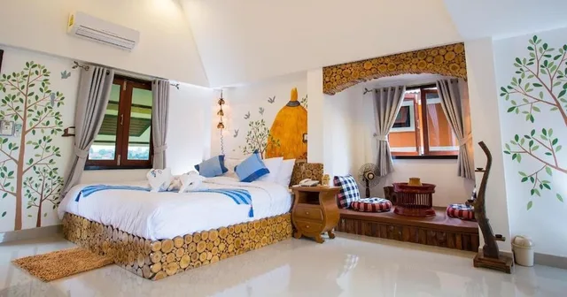 غرفة ديلوكس بسرير كينج، Is Am O Chiangmai Resort 2/9