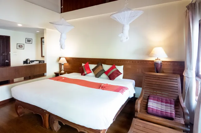 غرفة سوبيريور بسرير مزدوج أو سريرين منفصلين بإطلالة على المسبح، Royal Lanta Resort & Spa 5/10
