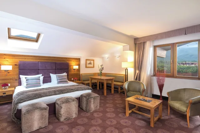جناح بسرير كينج بإطلالة على الجبل، Kempinski Hotel Grand Arena 1/1