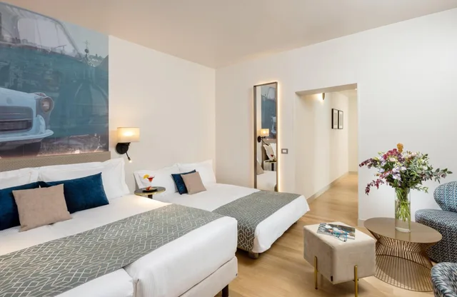 غرفة عائلية بسرير مزدوج، Leonardo Boutique Hotel Rome Termini 1/6
