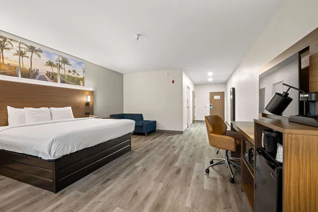 جناح بسرير كينج مع أريكة لذوي الإعاقة، Clarion Pointe Lakeland I-4 1/7