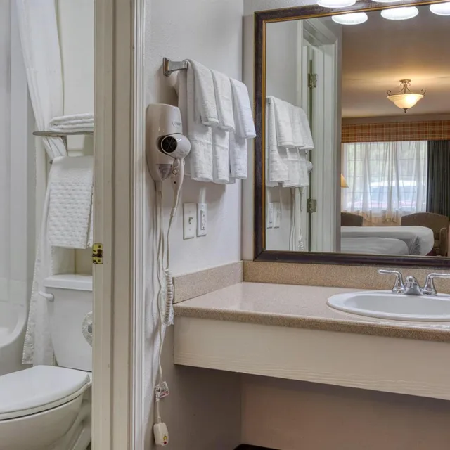 غرفة بسرير كينج وسريرين كوين، SureStay Hotel By Best Western Leesville 3/3