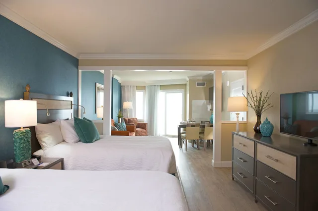استوديو بسريرين كوين بإطلالة على المدينة مع أريكة، Bethany Beach Ocean Suites Residence Inn 1/6