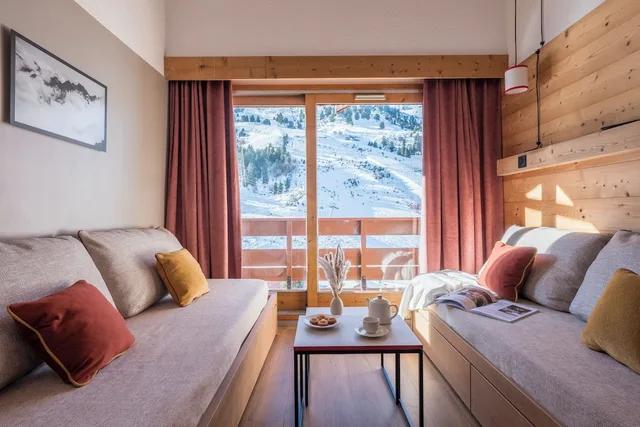شقة بسرير بطابقين بغرفة نوم واحدة مع أريكة، RESIDENCE PIERRE & VACANCES LES SENTIERS DU TUEDA 2/10