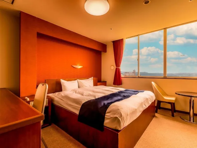 غرفة غربية اقتصادية بسرير مزدوج بحوض استحمام، Yukai Resort Saichoraku 1/2