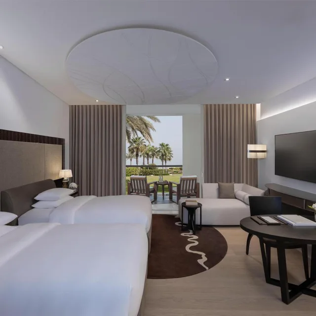 غرفة بسرير فردي بإطلالة على الحديقة، Park Hyatt Abu Dhabi Hotel & Villa - Saadiyat island 2/3