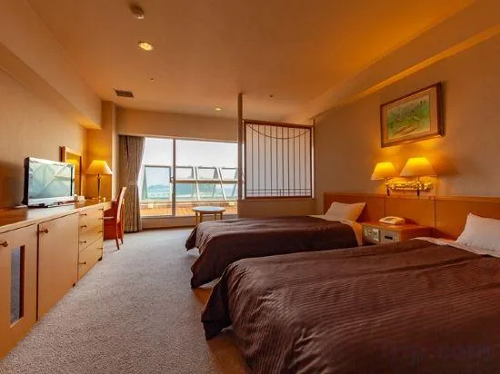 غرفة غربية بسريرين منفصلين، Gamagori Onsen Hotel Takeshima 1/2