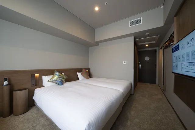 غرفة قياسية مفردة بسريرين منفصلين، Hotel Oriental Express Fukuoka Nakasu Kawabata 3/5