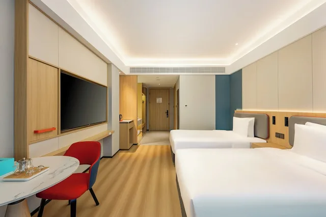 غرفة قياسية بسريرين منفصلين، Holiday Inn Express Nanjing Xi'anmen 3/4