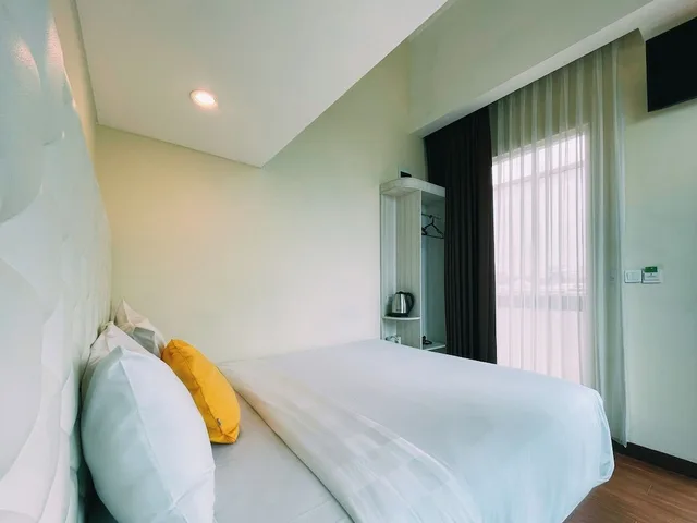 غرفة ديلوكس بسرير مزدوج أو سريرين منفصلين، Panen Hotel Bandung 3/4