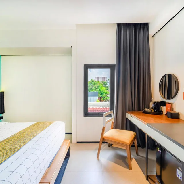 غرفة ديلوكس بسرير مزدوج، JW Naungan Co-Living Hotel & Villas 4/6