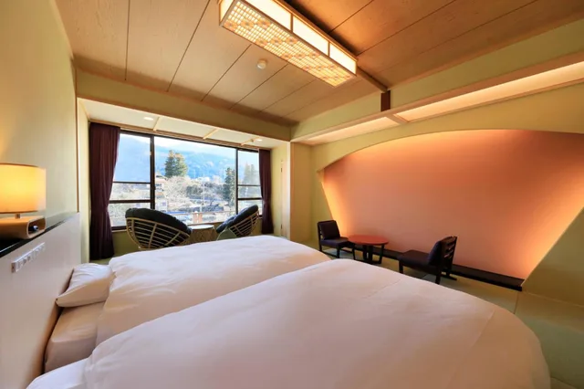 غرفة بسريرين منفصلين، JAPANESE ONSEN HOTEL MASUYA 4/6
