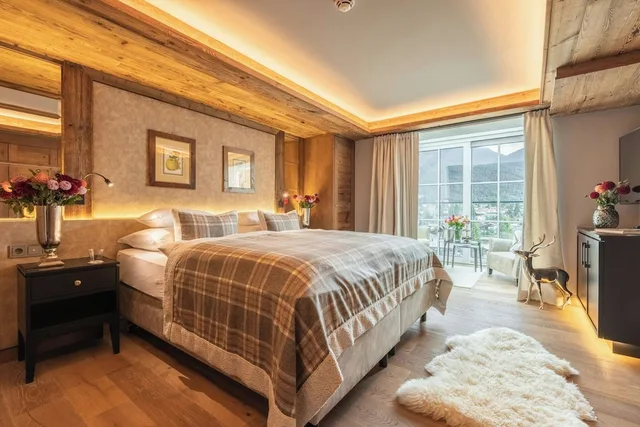 غرفة ديلوكس بسرير مزدوج، Alpin Resort Sacher 3/4
