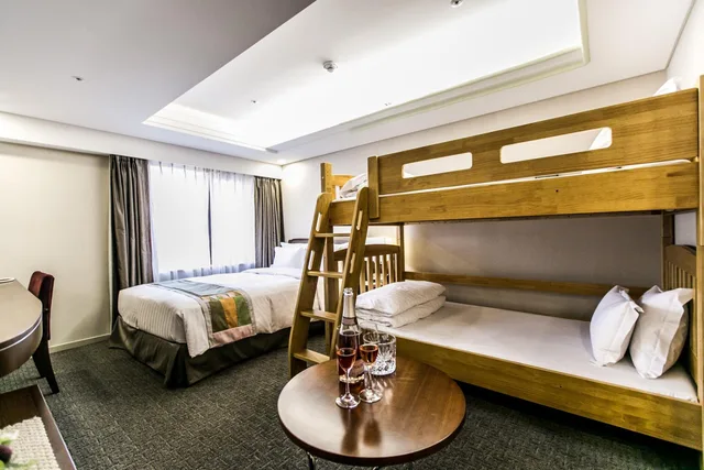 غرفة رباعية بسرير مزدوج، Seoul Garden Hotel 4/8