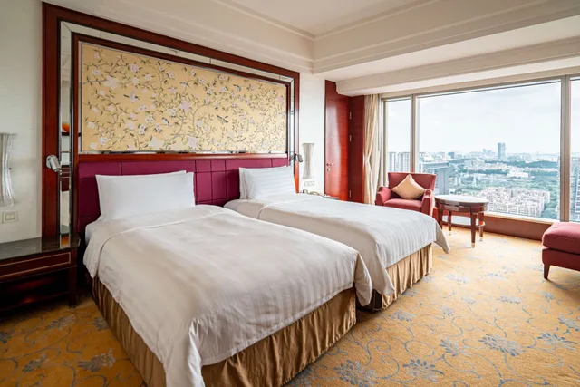 غرفة ديلوكس بسريرين منفصلين، Shangri La Guangzhou 2/5