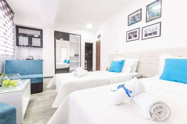 شقة استوديو بسرير مزدوج بشرفة مع أريكة، Astera Apart Hotel 3/10