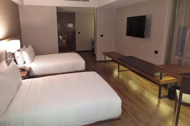 غرفة بسريرين مزدوجين بإطلالة على المدينة، AC by Marriott Mexico Santa Fe 5/10
