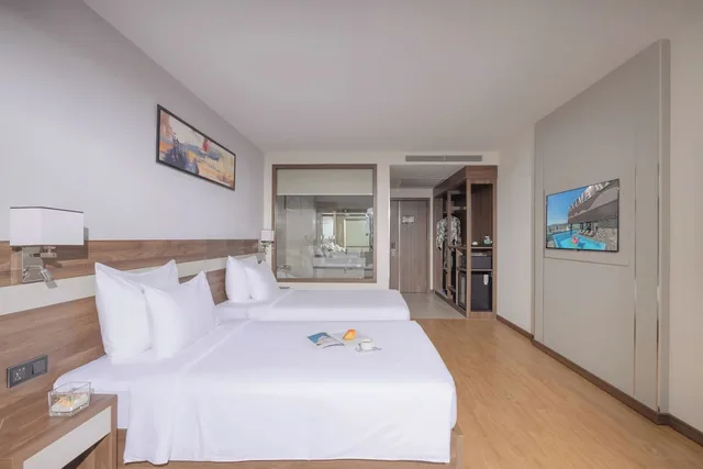 غرفة سوبيريور بسريرين منفصلين بإطلالة على المدينة، Panama Nha Trang Hotel 3/10