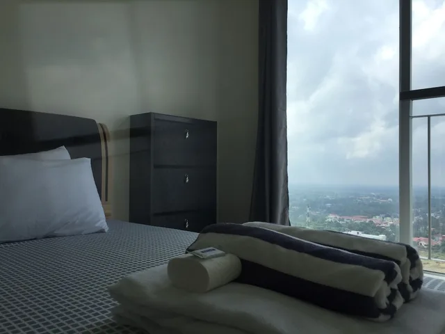 شقة سكنية بسرير كوين وسرير فردي بإطلالة على المدينة بغرفة نوم واحدة، Wind Residences by SMCo 3/4