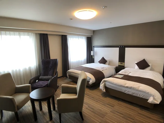 غرفة بسريرين منفصلين للمدخنين، Daiwa Roynet Hotel 4/10