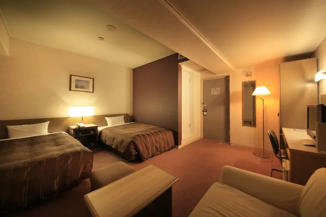 غرفة بسريرين منفصلين، Hotel Nagano Avenue 4/5