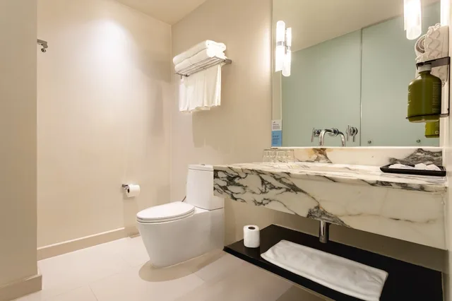 غرفة قياسية بسريرين منفصلين بإطلالة على المدينة للمدخنين، Holiday Inn Express Bangkok Siam 4/5