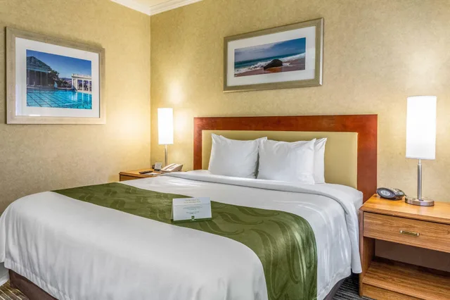 جناح بسرير كينج بإطلالة على المسبح مع أريكة، Quality Suites Downtown San Luis Obispo CA 1/8