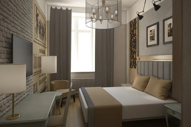 غرفة قياسية بسرير مزدوج، Eurostars Metropole 3/6