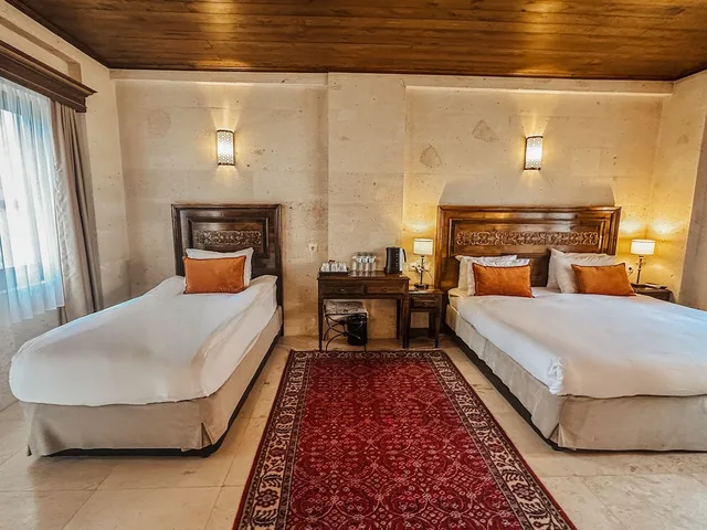 غرفة عائلية ثلاثية بسرير كينج وسرير فردي بشرفة بغرفة نوم واحدة، Osmanli Manor Hotel 1/9