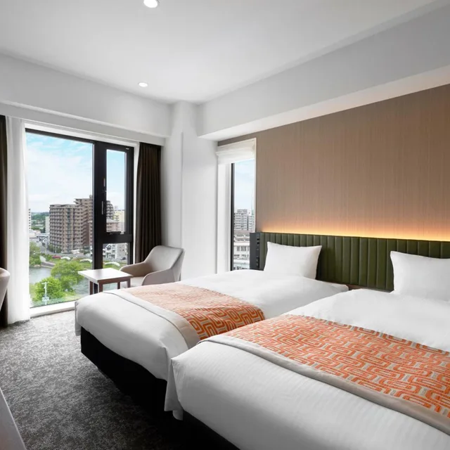 غرفة سوبيريور بسريرين منفصلين، Daiwa Roynet Hotel Morioka Ekimae 2/9