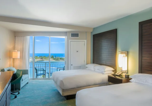 Beach, 2 Double Beds, Ocean View، Caribe Hilton 1/6