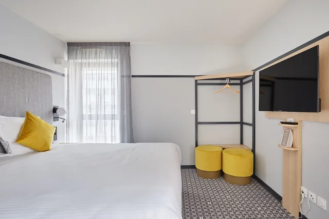 شقة بسريرين منفصلين مع سرير سحّاب إضافي، Appart'hotel Odalys City - Lyon Centre Confluence 8/10
